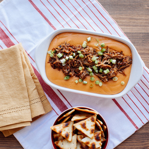 Buffalo Black Bean Dip with Pulled Pork
&ndash; Serious Bean Co.